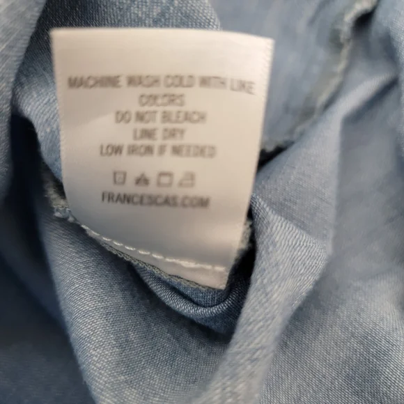 Harper Heritage Chambray Denim Romper - Picture 10 of 12